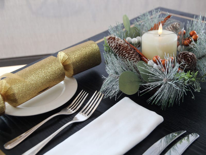 Festive table setting