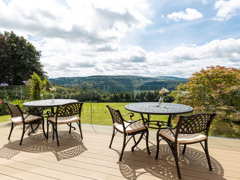 terrace and view