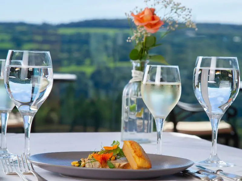 devon restaurant with a view